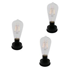 3Pc Solaire LED Ampoule à Filament de Tungstène Lampe 2800K Capteurs de Lum4689