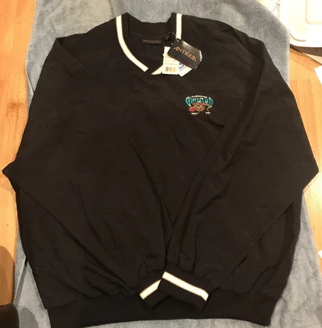 VTG VANCOUVER GRIZZLIES MEMPHIS MENS ANTIGUA PULLOVER JACKET WINDBREAKER NWT L Cover