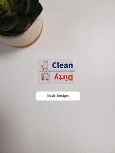 Dishwasher Magnet Duck Design | Dirty Clean Magnet | 3" x 2" - Picture 1 of 2