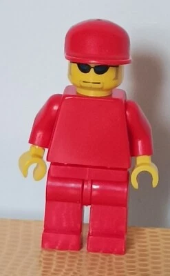 Figurine Lego RACERS Ref : rac045 - Ingenieur F1 Ferrari  - Set : 8185 - Photo 1/4