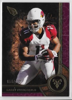 2015 Topps Triple Threads Larry Fitzgerald Arizona Cardinals #55 - Image 1 of 2