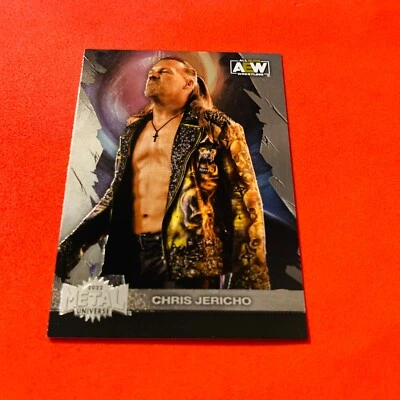 Chris Jericho .. 2022 Skybox Metal Universe AEW Wrestling Base Card 18 - Image 1 of 2