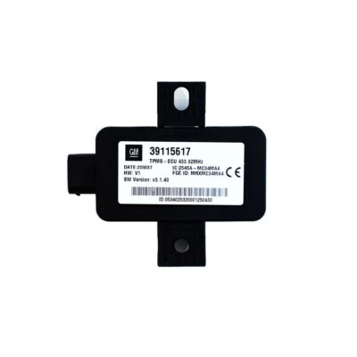 OEM Vauxhall Corsa D TPMS Tyre Pressure Control Module ECU 39115617 Auto Learn - Image 1 of 3