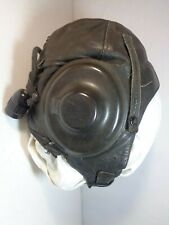 Authentic MiG-17 Pilot Leather Helmet Bomber Fighter Vietnam Poland China Russia