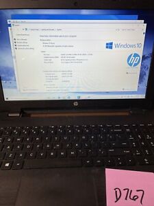 HP Laptop 15-AY009DX 15.6" i3-6100U 2.3GHz 6GB Ram 1TB HDD No Battery