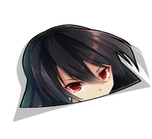 Pegatinas de vinilo de anime Akame Ga Kill - PEEK - BIG HEAD 004 - Imagen 1 de 1