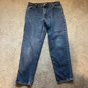 Vintage Levi's 550 Jeans Womens Sz 16 Relaxed Fit Tapered Blue 90s Friends Y2k - Picture 1 of 10