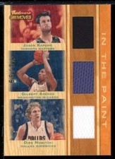 Kapono/Arenas/Nowitzki 2007-08 Topps Trademark Moves Triple Relics Orange #KAN