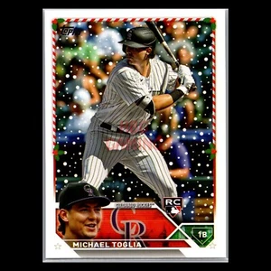 Michael Toglia RC 2023 Topps Holiday Colorado Rockies Rookie Card #H38 - Picture 1 of 2