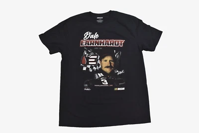 NASCAR Mens Dale Earnhardt #3 Car Retro Graphic Racing Black Shirt New S-2XL - Image 1 of 4