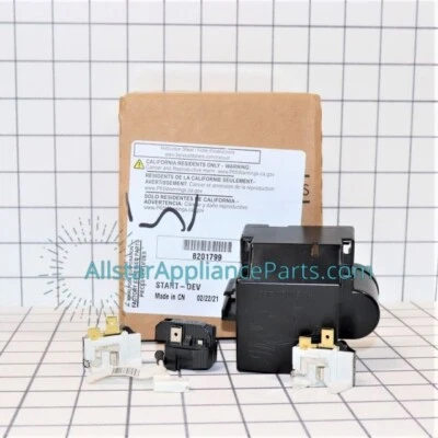 Kit de relé y sobrecarga para refrigerador Whirlpool 8201799 Foto 1 de 4