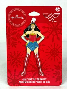 Decorazione natalizia da appendere Hallmark DC Comics Wonder Woman 2020 3-3/8" x 1-1/2" BNOC - Foto 1 di 2