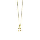 Charm America - Gold Music Note Charm - 10 Karat Solid Gold