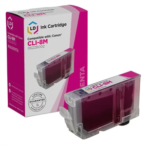 Cartucho de tinta magenta LD 0622B002 CLI8M CLI8 para Canon PIXMA MP800 iP5200 iP6600 - Imagen 1 de 7