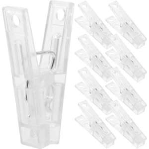 10 PCS Mini Clips for Clothes Hanging Plastic Clothpins - Picture 1 of 12