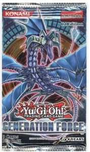 YuGiOh! TCG Generation Force Booster Pack (1st Edition) English Factory Sealed - Picture 1 of 1