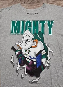 Anaheim Mighty Ducks Men's XXL Vintage Logo Mitchell Ness Long Sleeve T-Shirt - Picture 1 of 4
