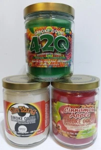 Smoke Odor Exterminator 13 oz Jar 420, Assortment Set of (3) Candles. - Picture 1 of 5