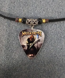 Collar pick para guitarra de aluminio de cuenta regresiva Megadeth Dave Mustaine hecho a mano - Imagen 1 de 2
