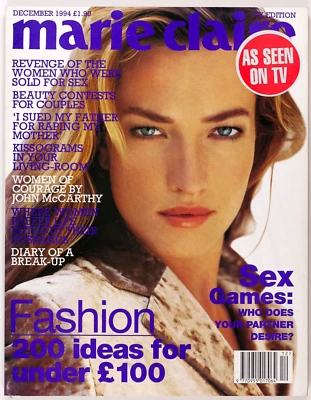 Tatjana Patitz LAETITIA CASTA Perry Ogden MARIE CLAIRE December 1994 Liberace UK Foto 1 de 4