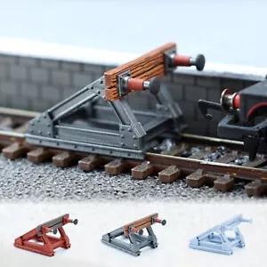 Model Railway Buffer Stop - OO Gauge 1:76 Hornby Scale Static Track End - Picture 1 of 14