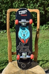 Hoopla Alana Smith Wolf Skateboard Complete 28"x7" - Picture 1 of 10