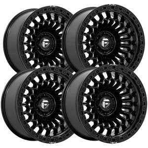 (Set of 4) Fuel FC870 Sinister 20x10 6x5.5" -18mm Matte Black Wheels Rims - Picture 1 of 9