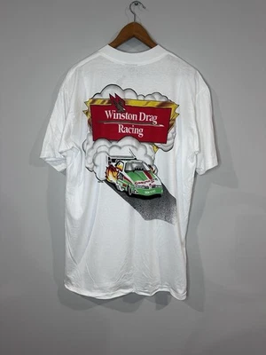 Camiseta de Colección Winston Cup Drag Racing NHRA Talla XL ONEITA EE. UU. Cigarrillo Nuevo de Lote Antiguo Foto 1 de 4