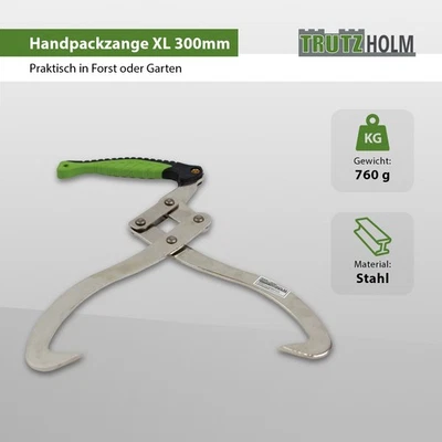 Handpackzange XL 300mm Fällheber Packzange Handhebehaken Sappie Holzgreifer  - Bild 1 von 4