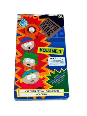 South Park Volume 1 VHS 1998 Comedy Central Rhino Home Video - Image 1 of 4