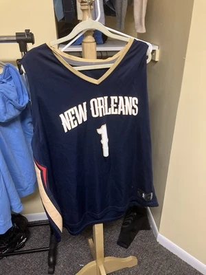 Camiseta deportiva de baloncesto New Orleans Pelicans Zion Williamson con licencia oficial 3xL Foto 1 de 2