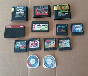13 Sega Genesis, Game Gear, Sega Master System, Sony PSP Spielepaket ungetestet  - Bild 1 von 17