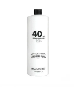 PAUL MITCHELL 12% / 40 VOLUME Cream Developer / Oxidant ~ 33.8 fl. oz / 1 Liter - Picture 1 of 1