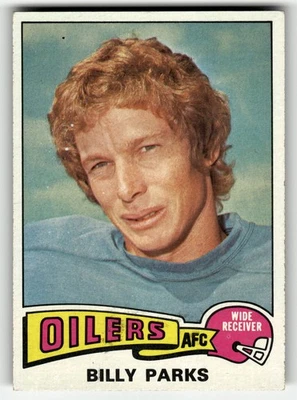 1975 Topps Billy Parks #324 Houston Oilers HIGH GRADE NO CREASES BEAUTY! - Image 1 of 2