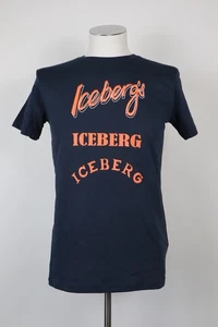 Iceberg Jersey Baumwolle Herren Gr. S Cotton T-Shirt Herr Italy Casual Vintage - Bild 1 von 8
