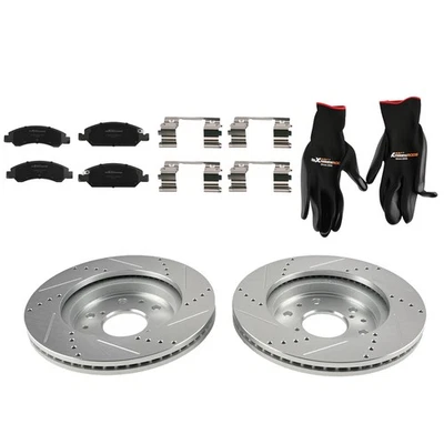 Kit de rotores de freno delanteros + pastillas de freno para Chevrolet Suburban 2015-2020 S-55097 Foto 1 de 4