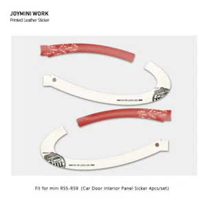 Pegatina de cuero para panel de puerta de coche para MINI COOPER R55 R56 R57 R58 R59 accesorios D - Imagen 1 de 7