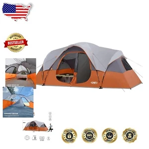 18ft Waterproof Cabin Tent with 5 Mesh Windows - Perfect for Family Camping - Picture 1 of 10