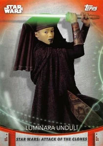 Women of Star Wars (2020) ORANGE PARALLEL BASE Card #44 / LUMINARA UNDULI - Picture 1 of 2