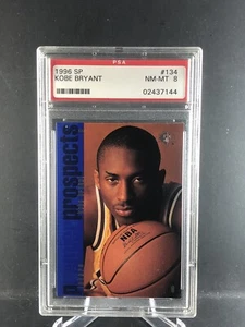 1996-97 SP #134 Kobe Bryant Lakers RC Rookie HOF PSA 8 NM-MT🔥 - Bild 1 von 2