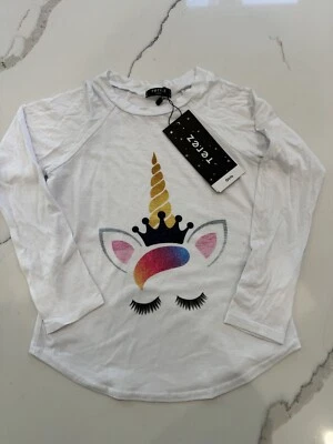 Camiseta Terez Unicornio Manga Larga Talla Grande Nueva con Etiquetas Foto 1 de 2