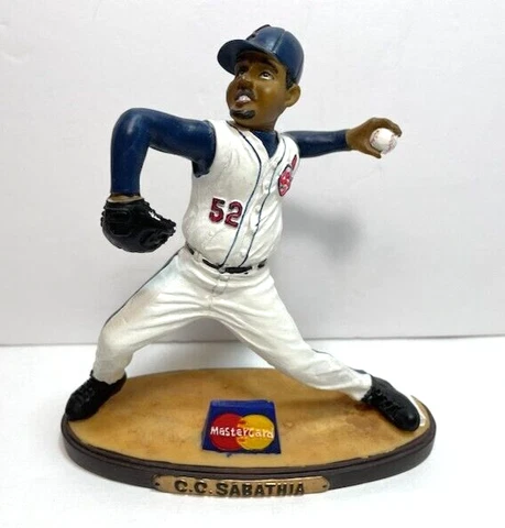 C.C. Sabathia Cleveland Indians Collectors Ed. 2005 MasterCard Figurine - No Box Cover