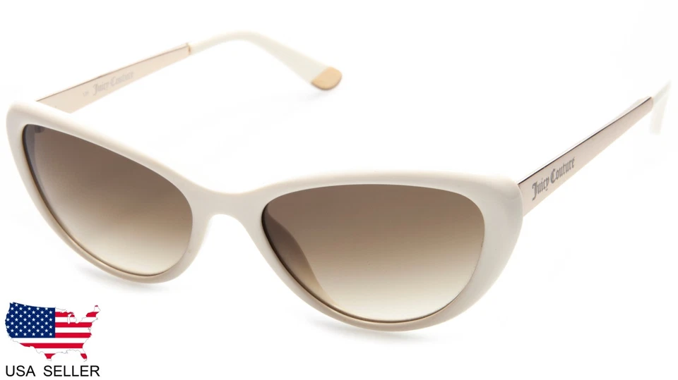 NOVO óculos de sol Juicy Couture JU 544/S EG8 CR BRANCO/CINZA DEGRADÊ 54-17-135 B38 - Imagem 1 de 4