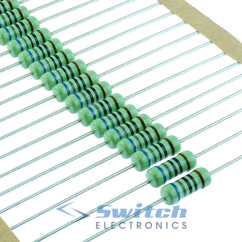 1r to 1M 1W Metal Film Resistor 1% - Image 1 of 1