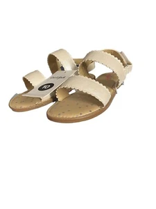 Girls Cat & Jack sandals size 11-12-10-9 White - Picture 1 of 4