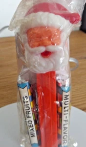 PEZ Santa in Cello 2.6 Austria No Feet Hard to Find mint - Picture 1 of 6