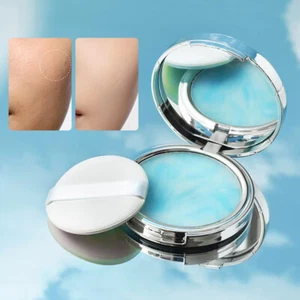 1pcs Blue Sky Oil Long-lasting Powder Cake With Puff Waterproof Powder - Picture 1 of 8