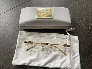 BOUCHERON EYEWEAR BC00700 001 OPTICAL FRAME GOLD - Picture 1 of 7
