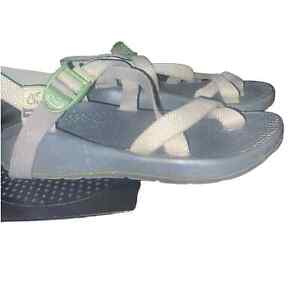 Chacos green and gray sandals size 7
