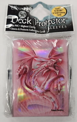 YUGIOH ULTRA PRO MONTE RED DIAMOND DRAGON DECK PROTECTORS/CARD SLEEVES 50ct - Image 1 of 2
